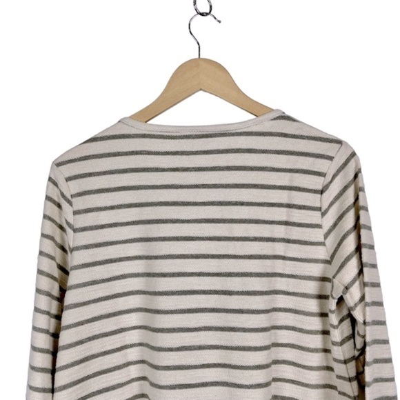MATILDA JANE CLASSIC WITH A TWIST COTTON STRIPE FLORAL LACE PULLOVER TOP - Picture 6 of 16